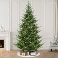 thumbnail image 4 of 9 ft Pre-Lit Hillside Spruce Artificial Tree with 600 Warm White LED Lights, 4 of 7
