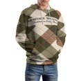 thumbnail image 5 of Heritage Weave Plaid Pattern Tradition Craftsmanship Men's Women Vintage 3D Hooded Sweatshirt - All-Season Loose Fit Streetwear, 5 of 6
