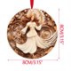 thumbnail image 3 of XWSHYW Adornos Colgantes Colgante de Ángel de Navidad, Árbol de Navidad Acrílico, Colgante Decorativo, 3 of 6