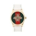 thumbnail image 2 of New Gucci G-Timeless Green Red Dial Gold Tone Quartz Ladies Watch YA1265009, 2 of 8