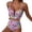 C-Light Pink160, variant on High Waisted Bikini Sets For Women U-Wire Cross-Back Floral Printed Boho 2 Piece Bathing Suit Trendy Beachwear