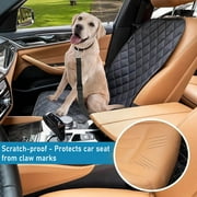IFCOW Front Dog Seat Cover Protector Against Dirt & Fur Waterproof, ScratchProof & Nonslip Durable Pets Seat Covers, Front Seat Dog Cover for Cars, Trucks & SUVs