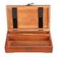 thumbnail image 4 of Estuche de madera para lápices de dibujo, antiguo, de madera maciza, cuadrado, para guardar papelería infantil, 4 of 14