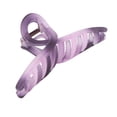 thumbnail image 1 of Pinzas para el pelo mate de moda, pinzas decorativas para peinar el cabello, pasador para la mandíbula, abrazadera, color morado claro, 1 of 8