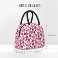 thumbnail image 2 of Yiaed Tulips Flowers Print Lunch Bag Adult Insulated Lunch Box, Leakproof Cooler Food Lunch Containers Reusable High Capacity Lunch Tote Bags-One Size, 2 of 6