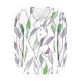 thumbnail image 3 of Maplenight Long Sleeve Shirts for Women Henley V Neck Tunic Tops Casual Loose Fit Floral Blouses Fall Fashion Outfits, 3 of 5