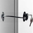 thumbnail image 2 of 2 Pack Refrigerator Lock with 4 Keys, Refrigerator Lock Dorm Freezer Door Lock and Child Safety Cabinet Lock with Strong Adhesive, 2 of 6