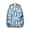 Blue, variant on Tropical Underwater Marine Life Backpack Durable Waterproof Composite Oxford Cloth with Blue Whale, Dolphin, and Shark Print, Adjustable Straps, Breathable Padding for School Use