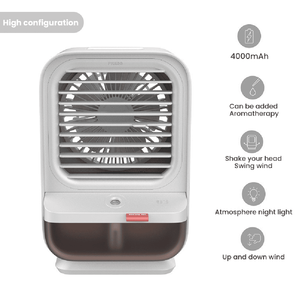 Portable Air Cooler, USB Rechargeable 