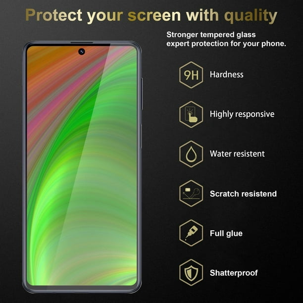 Cadorabo 3x Verre Trempé pour Xiaomi Poco X3 NFC - 3 Pack Écran de Protection  Écran Pare-Balles Affichage Économiseur 