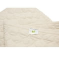 thumbnail image 6 of Organic Textiles Organic Cotton Quilted Mattress Pad with 17” Fitted Bed Skirt Deep Pocket, GOTS Certified - (Twin-XL), 6 of 6