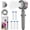 Gray and Magenta, variant on Ion Drops Shower Head – High Pressure Handheld Set with 4 Filters, 59" Hose & Bracket, 4 Spray Modes & Pause Switch, Gray