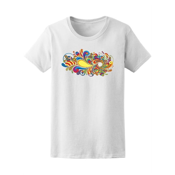 Retro Sixties Doodle Women's Tee - Image by Shutterstock