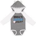 thumbnail image 3 of Inktastic Baseball Uncles Little Pitcher Boys Long Sleeve Baby Bodysuit, 3 of 5