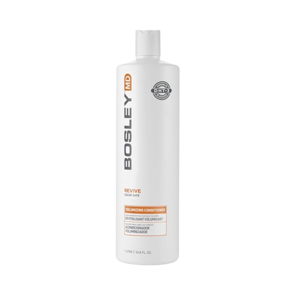 BosleyMD Volumizing Conditioner with DHT Blocker, Color Safe Hair Thickening Formula, 33.8 fl oz