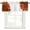 Orange, variant on Navy Blue Gold Kitchen Valances for Windows, Abstract Line Art Troditional Ink Painting Bathroom Window Valances 42x18 Inch Rod Pocket Window Treatments Valance Curtains for Living Room Bedroom Decor