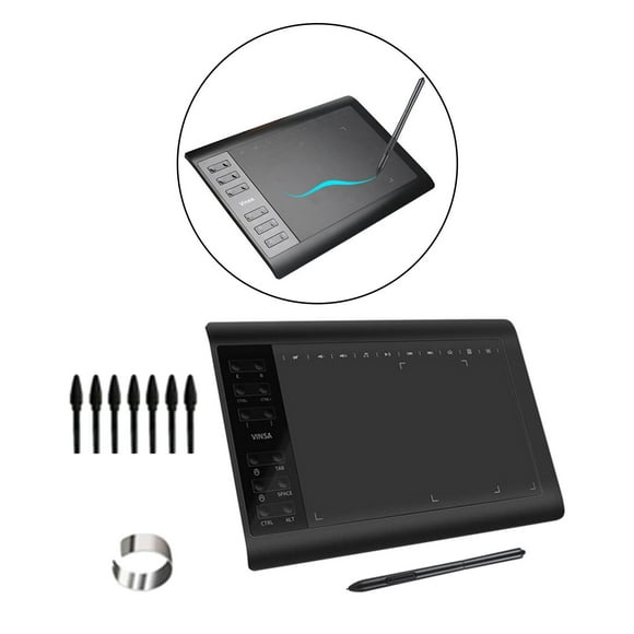 Tableta gráfica 10x6 pulgadas perfecl