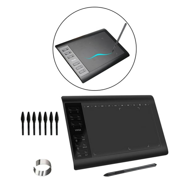 Tablette graphique Portable avec tablette de dessin passive stylo