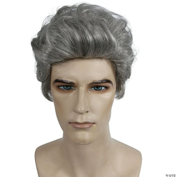 Lacey Wigs LW80GY Comb Back Mens Wig, No. 51 Dark Brown & Grey