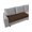 Brown, variant on Dark Brown Rattan Couch Cushion Covers Stretch, Washable Sofa Seat Covers Individual Seat Cushion Sofa Slipcovers Vintage Abstract Wicker Texture Couch Cover Furniture Protector M-1PCS