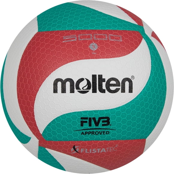 Balón de Voleibol Molten Blanco Verde Rojo 5