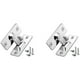 thumbnail image 2 of 2X Adornos de Acero Inoxidable para Baño Suministros para Puertas Cerraduras Puerta Corredera Cerradura de ángulo, 2 of 8