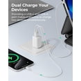 thumbnail image 3 of Cargador de pared iOttie de 45 W USB-C USB-A GaN III de carga rápida, 3 of 5