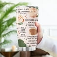 thumbnail image 3 of Christian Bible Verse Travel Cup, Inspirational Scripture Quotes Gift 20oz Stainless Steel Insulated Tumbler, Religious Faith Drinkware for Women, Men, Church Members, 3 of 6
