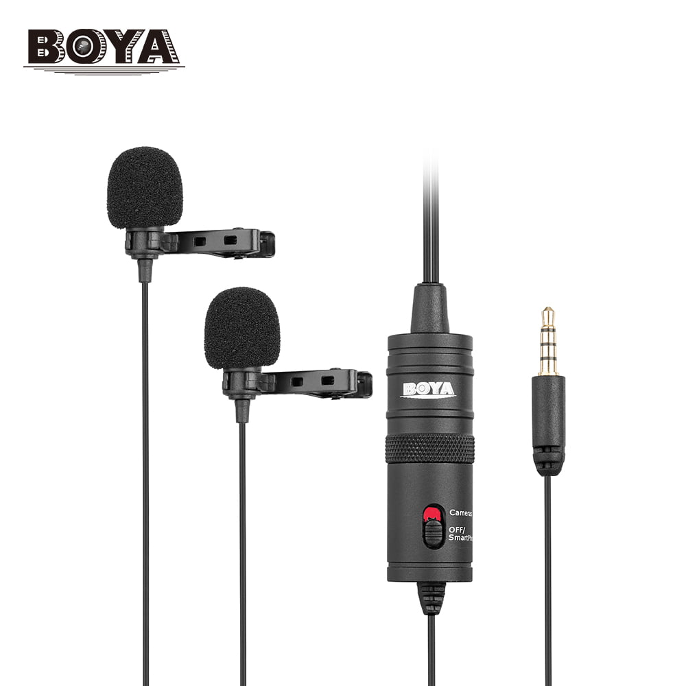 BOYA Microphone Replacement Kit for Lapel Lavalier Microphone Foam Windscreen & Lapel Clips 6 packs Lav Microphone Accessories 