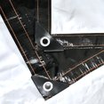 thumbnail image 3 of Cubierta De Lona, Material Grueso Negro Resistente, Resistente Al Agua, Ideal Para Toldo De Lona, Tienda De Campaña, Barco, Rv O Cubierta De Piscina. Muyoka Hogar, 3 of 6