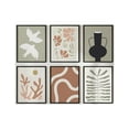 thumbnail image 6 of Haus And Hues Boho Pictures Wall Decor - Mid Century Modern Wall Art, Neutral Wall Decor, Botanical Wall Art Framed, Coral Artwork Wall Decor, Gallery Wall Frame Set, Wall Art Boho (Frame Black 16x20), 6 of 6