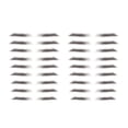 thumbnail image 2 of Qarigey 6 piezas de pegatinas de tatuajes de cejas para niñas, impermeables, naturales, para niñas, cejas postizas, accesorios cosméticos Pinceles de maquillaje y herramientas tipo 4 Negro, 2 of 6
