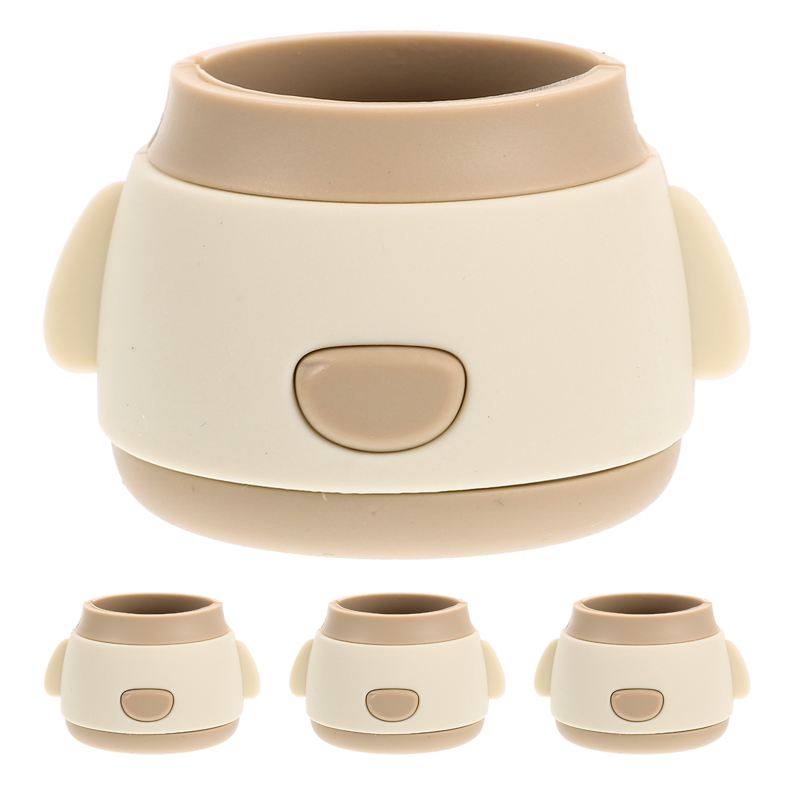 4pcs Silicone Table Feet Covers Table Leg Protectors Chair Leg Caps