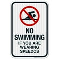 thumbnail image 1 of No Swimming If You Are Wearing Speedos Sign, Pool Sign,, 1 of 1