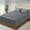 Checkered Gray Mattress, variant on WQSPRING Twin Mattress Topper 500GSM Extra Thick Cooling for Back Pain 8-21 inch Deep Pocket White