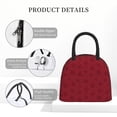 thumbnail image 4 of Easygdp Christmas Red Snowflakes Bolsa de Almuerzo Insulada Grande, Forro de Aluminio, Diseño Espacioso, a Prueba de Fugas, Ideal para Trabajo, Picnics, Viajes y Actividades al Aire Libre, 4 of 6