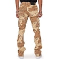thumbnail image 6 of Icvfdpl Mens Cargo Pants Male Print Comfort Straight Leg Relaxed Pocket Casual Trousers Comfy Man Pant Beige L, 6 of 9