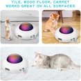 thumbnail image 3 of Jouet interactif pour chat pour chats d'intérieur avec plume rotative, jouet électronique interactif pour chat UFO (mode intelligent, faible bruit, arrêt automatique, plume mobile aléatoire, chargemen esquí esquí Gafas de esquí, 3 of 5