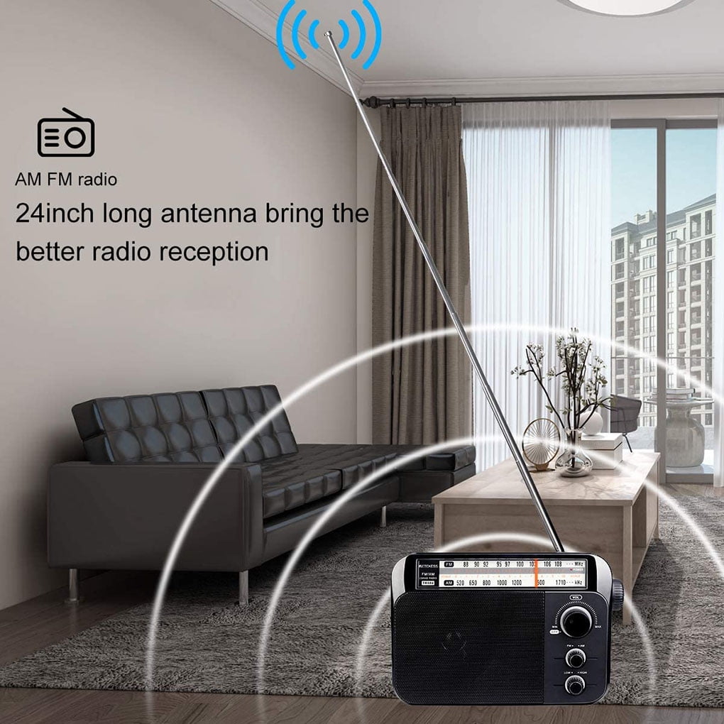 Details about / Tr604 Am Radio Fm Transistor Portatil Radio Analogica Con Auriculares De 3.5...
