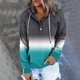 thumbnail image 2 of Blusa de manga larga con bolsillo estampado a la moda para mujer, blusas informales, sudaderas con botones Pompotops FGAJ17484, 2 of 6