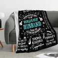 thumbnail image 3 of Fathers Day Grandpa Gifts Throw Blanket 60" x 50", Gifts for Grandpa, Grandpa Birthday Gifts Ideas from Grandson Granddaughter, Gifts for Grandpa from Grandkids, Grandfather Gifts for Fathers Day, 3 of 5