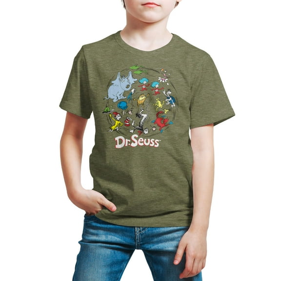 Dr. Seuss Book Characters - Toddler And Youth Short Sleeve Graphic T-Shirt