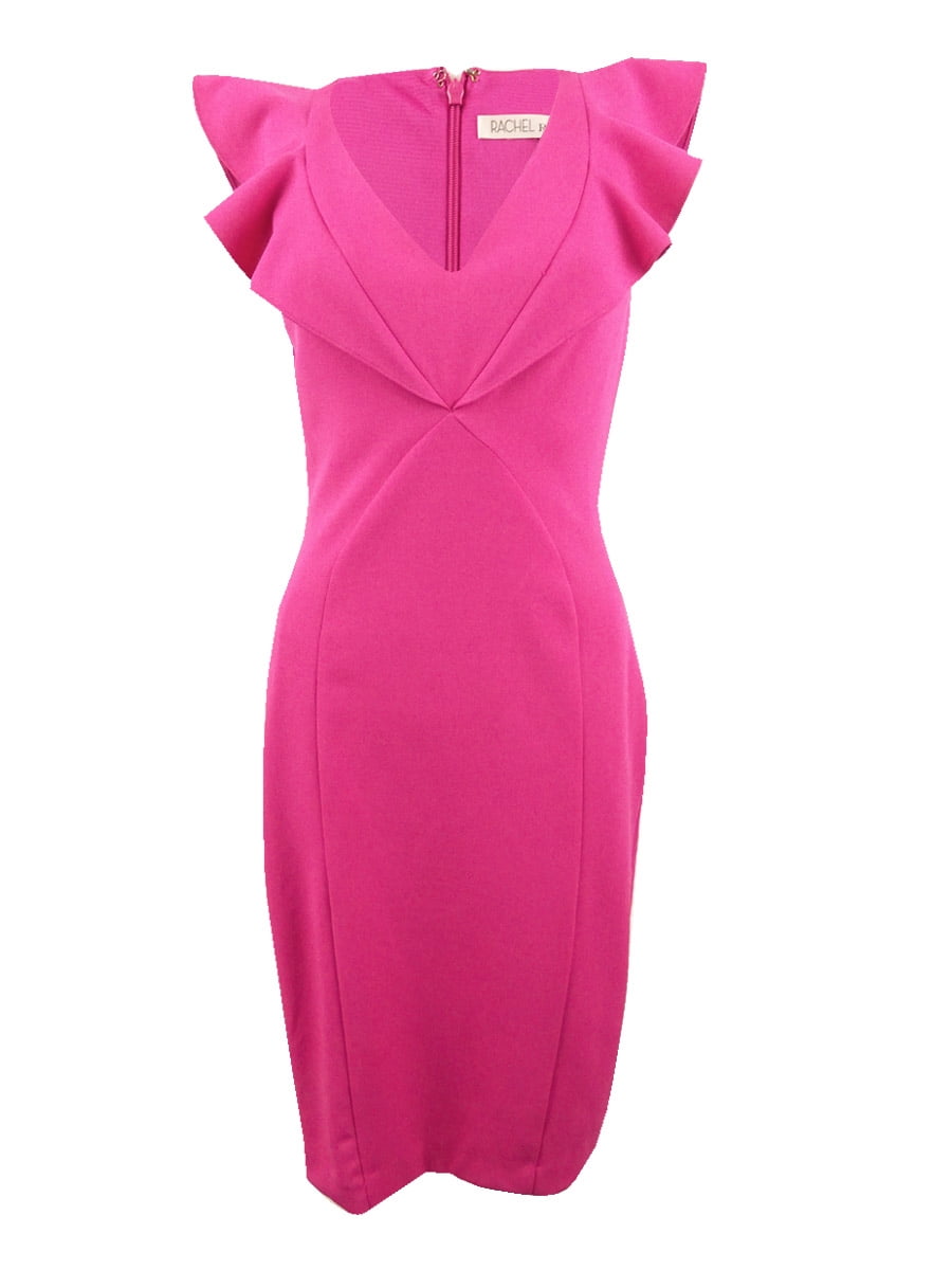 rachel rachel roy ruffled sheath dress