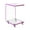 Pink, variant on Picket House Furnishings Peek Acrylic Snack Table in Clear