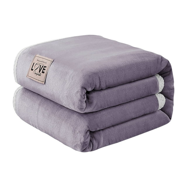 Thickened Knee Cover Throw, Cotton Wool Blend Blanket, Multi-Functional Wool Blanket, Thickened for Extreme Warmth, Soft & Skin-Friendly, Versatile As Bedding Or Knee Cover, Durable,