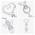 thumbnail image 3 of Elegant Party Favor Keychains – Guardian Heavenly Wings with Gift Bags & Thank You Tags – Perfect for Baby Shower, Bridal Shower, Wedding, Birthday Returns – White + Pink, 3 of 8