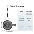 thumbnail image 2 of Peggybuy Cell Phone Magnet Mount Adapter Aluminum Alloy Gimbal Stabilizer Magnetic Adapter Plate for Insta360 Flow Pro/Flow Accessories, 2 of 9