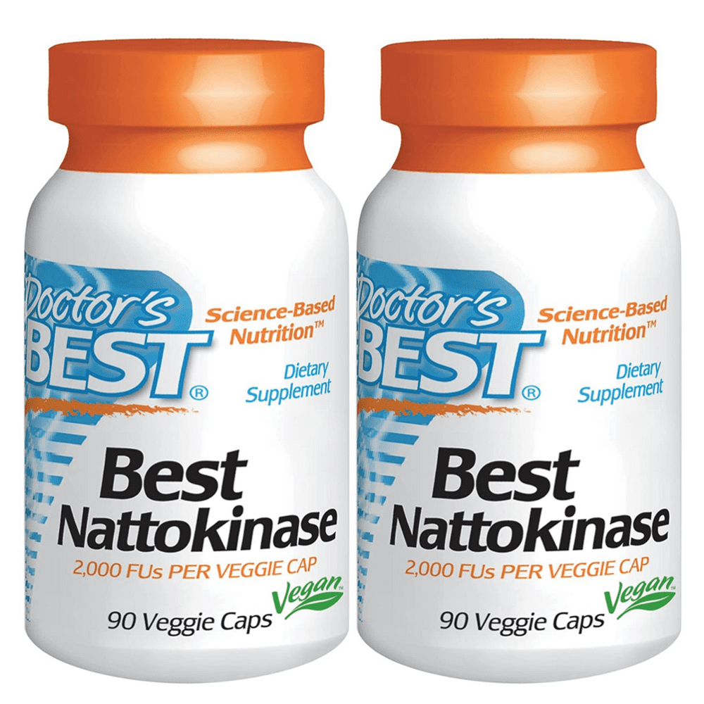 Doctor's Best Nattokinase 2,000 Fu, NonGMO, Gluten Free, Vegan, Supports Cardiovascular and