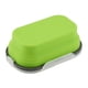 thumbnail image 1 of CAJA DE FRUTA DE COMIDA CAMPESTRE DE ALMUERZO DE SILICONA CON CONTENDOR TELESCÓPICO DE TENIDOR Verde, 1 of 7