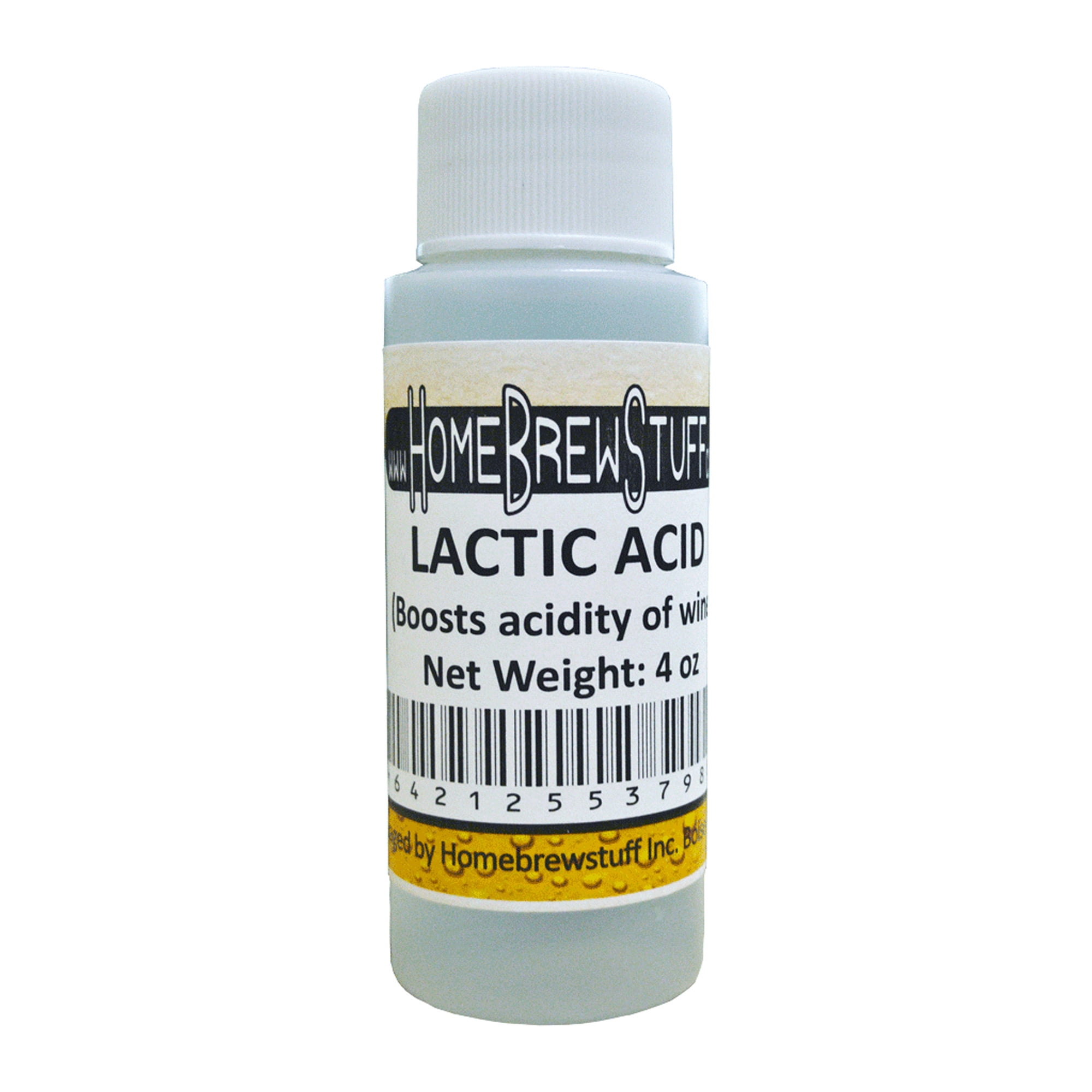 Lactic Acid 4oz Homebrewing, Home Brew Beer, Souring, Additive, Mash